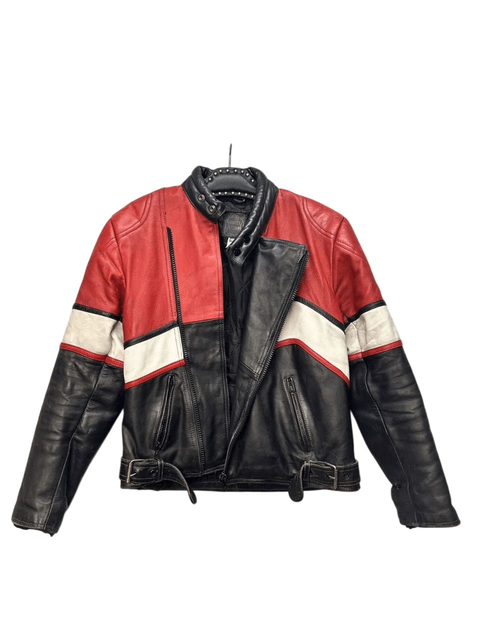 NASCAR Y2K Marlboro racing moto leather jacket vintage Size US S / EU 44-46 / 1 - 2 Thumbnail