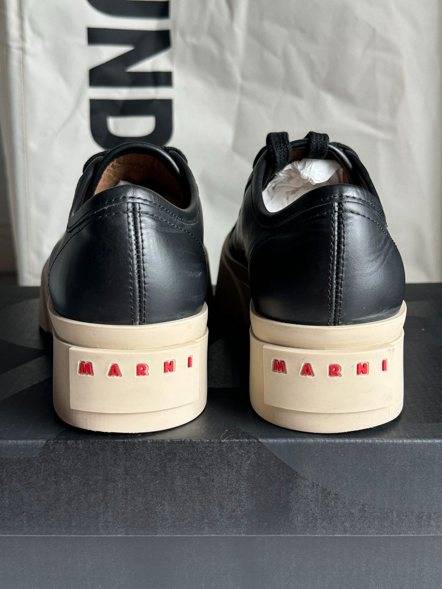 Marni Marni Pablo 2024 black lace-up women's 36 Size US 5.5 / IT 35.5 - 4 Thumbnail