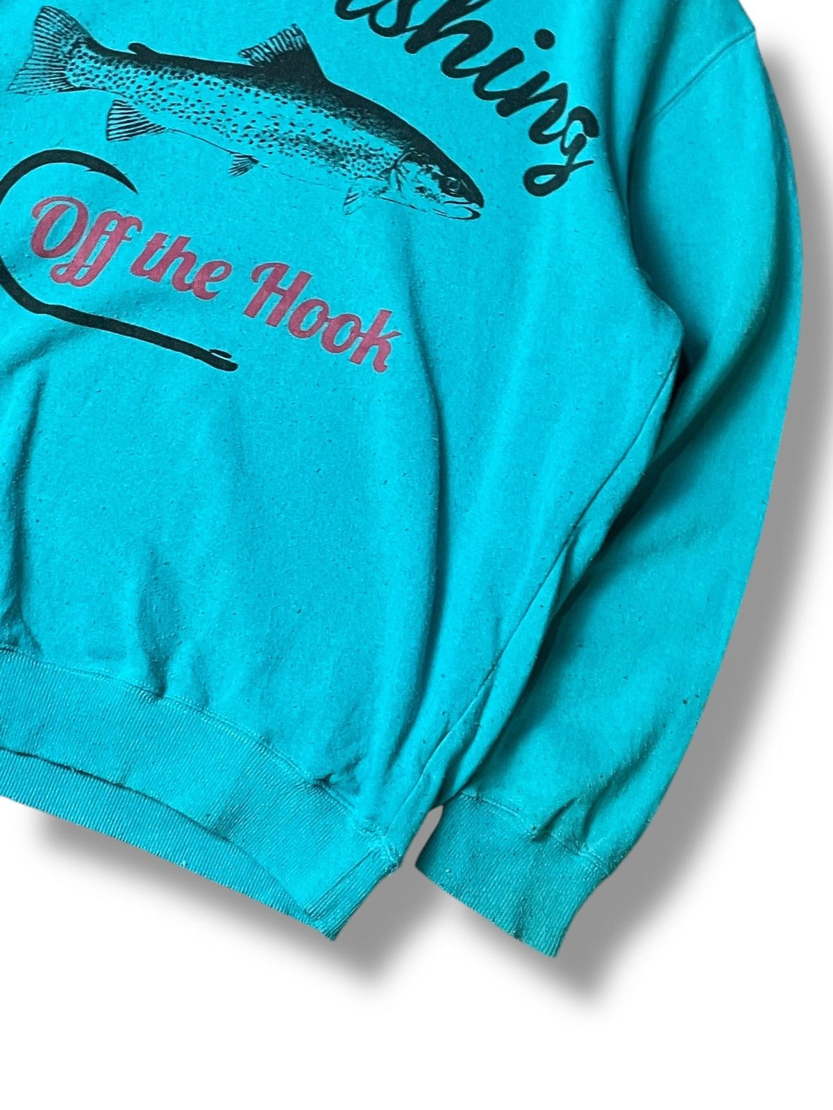 Japanese Brand × Vintage BABVINO Gone Fishing Pullover Sweatshirt (80) Size US M / EU 48-50 / 2 - 3 Thumbnail