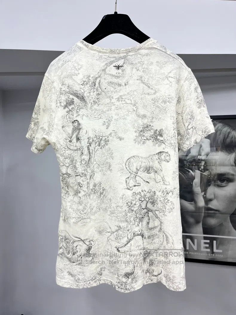 Dior Dior ZOO PRINTED SHORT-SLEEVED T-SHIRT Size S / US 4 / IT 40 - 3 Thumbnail