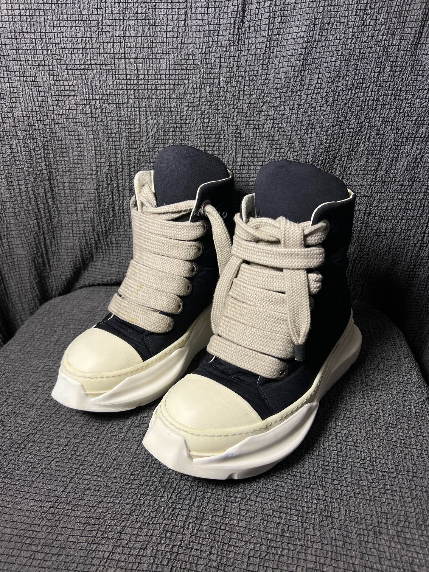 Rick Owens Rick Owens 24FW Thick Lace Tank Sole Hi-Top Size US 10 / EU 43 - 1 Thumbnail