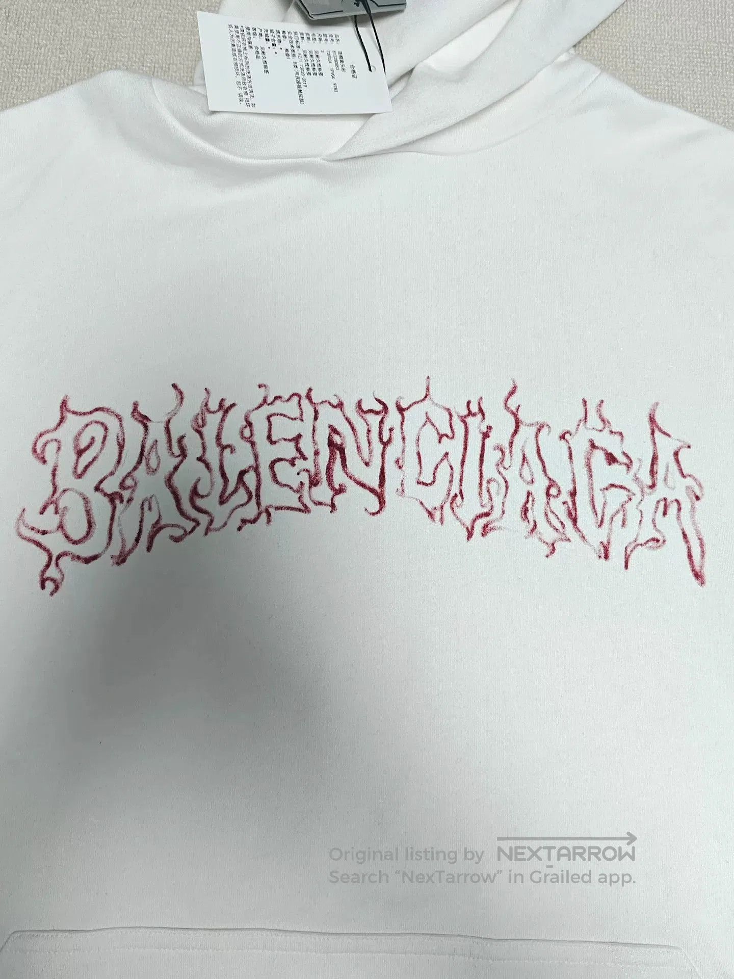 Balenciaga balenciaga dragon flame hooded sweatshirt. Size US L / EU 52-54 / 3 - 4 Thumbnail