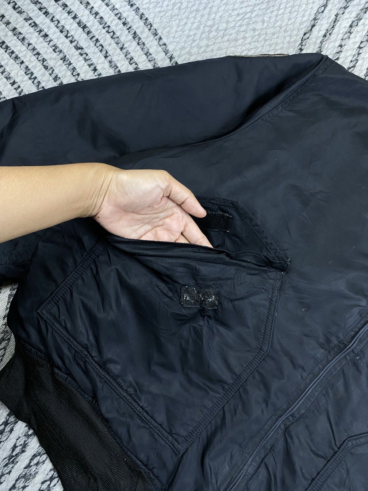 Alpha Industries 🔥STEAL Vintage Alpha Industries Leather Collar Bomber Jacket Size US XL / EU 56 / 4 - 7 Thumbnail