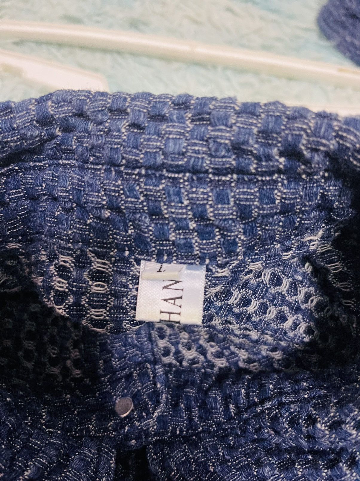 The Unbranded Brand Mi Han Button Up Tweed Jacket (07) Size US L / EU 52-54 / 3 - 3 Thumbnail