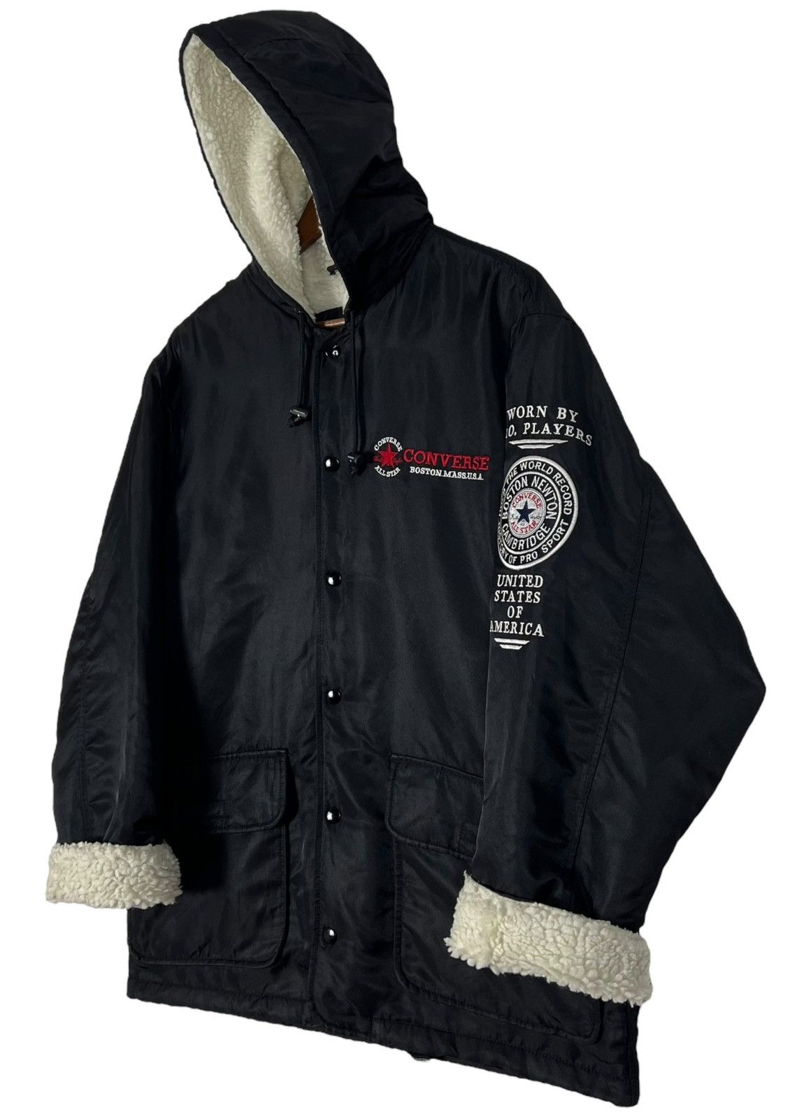Converse Vintage Converse Worn by Pro Players Fur Jacket Size US L / EU 52-54 / 3 - 4 Thumbnail