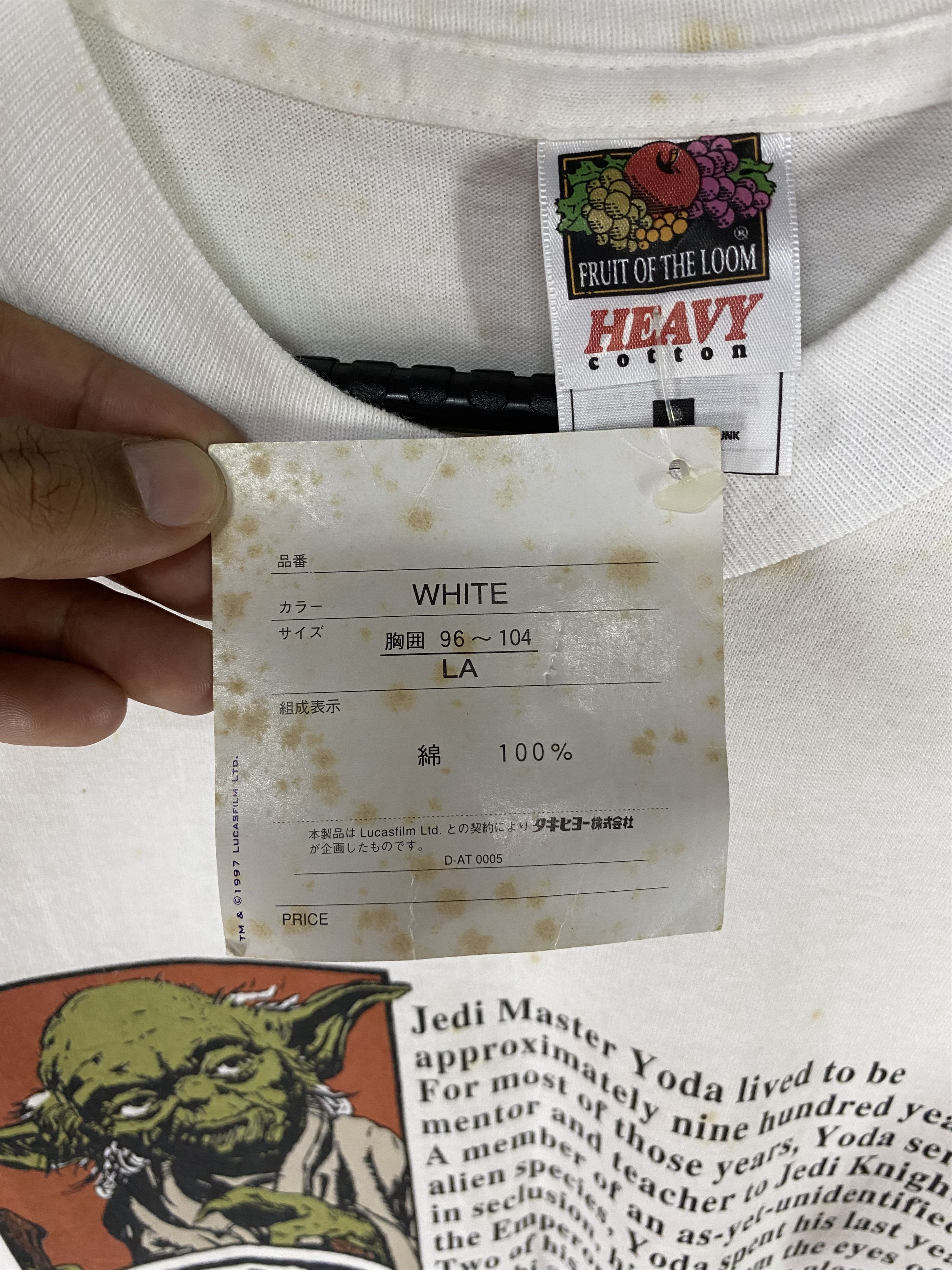 Other 90s Star wars jedi master yoda new old stock vintage shirt Size US M / EU 48-50 / 2 - 10 Thumbnail