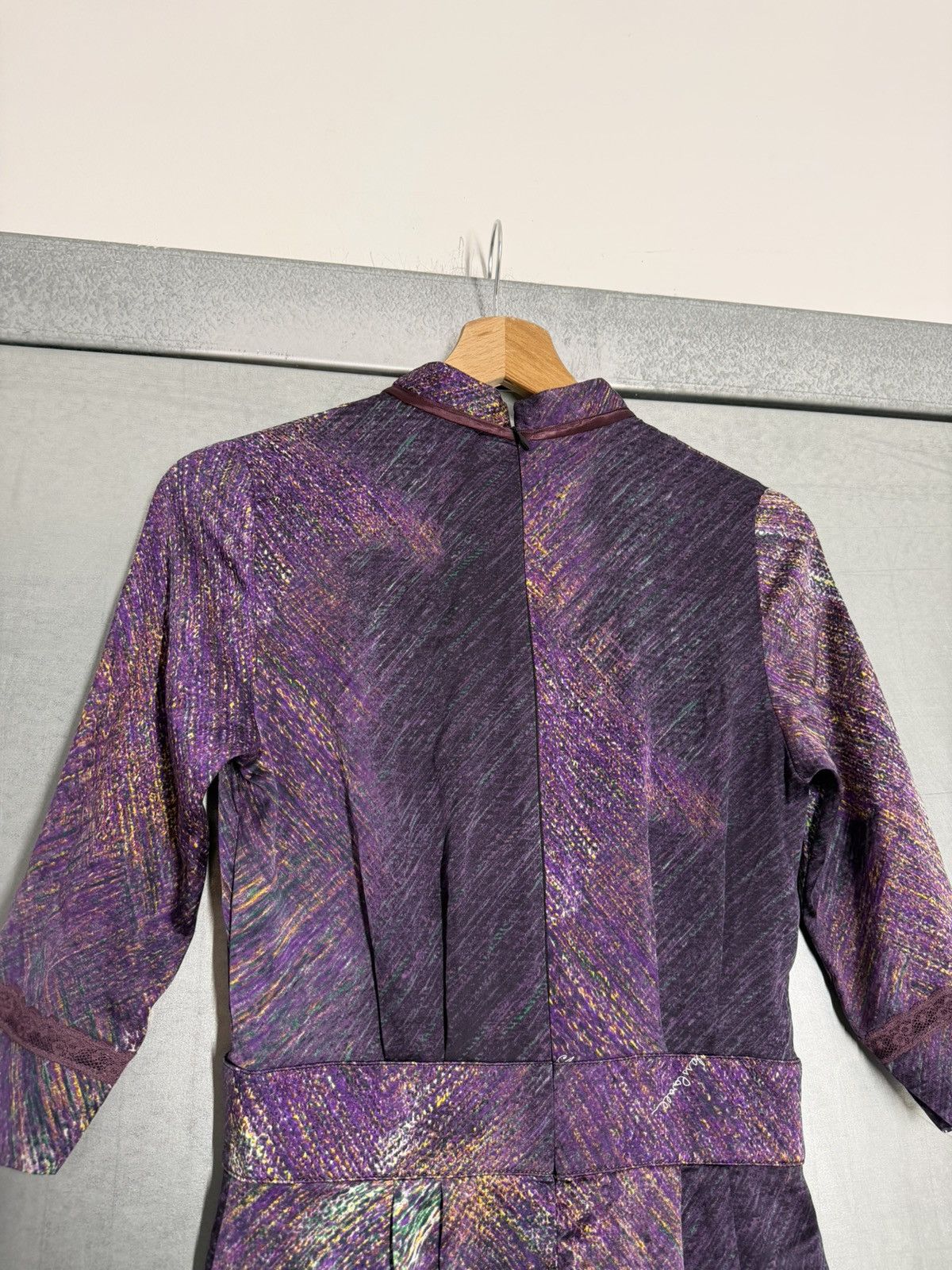 Cavalli Class Vintage 00s Roberto Cavalli Class Silk Dress Size M / US 6-8 / IT 42-44 - 13 Thumbnail
