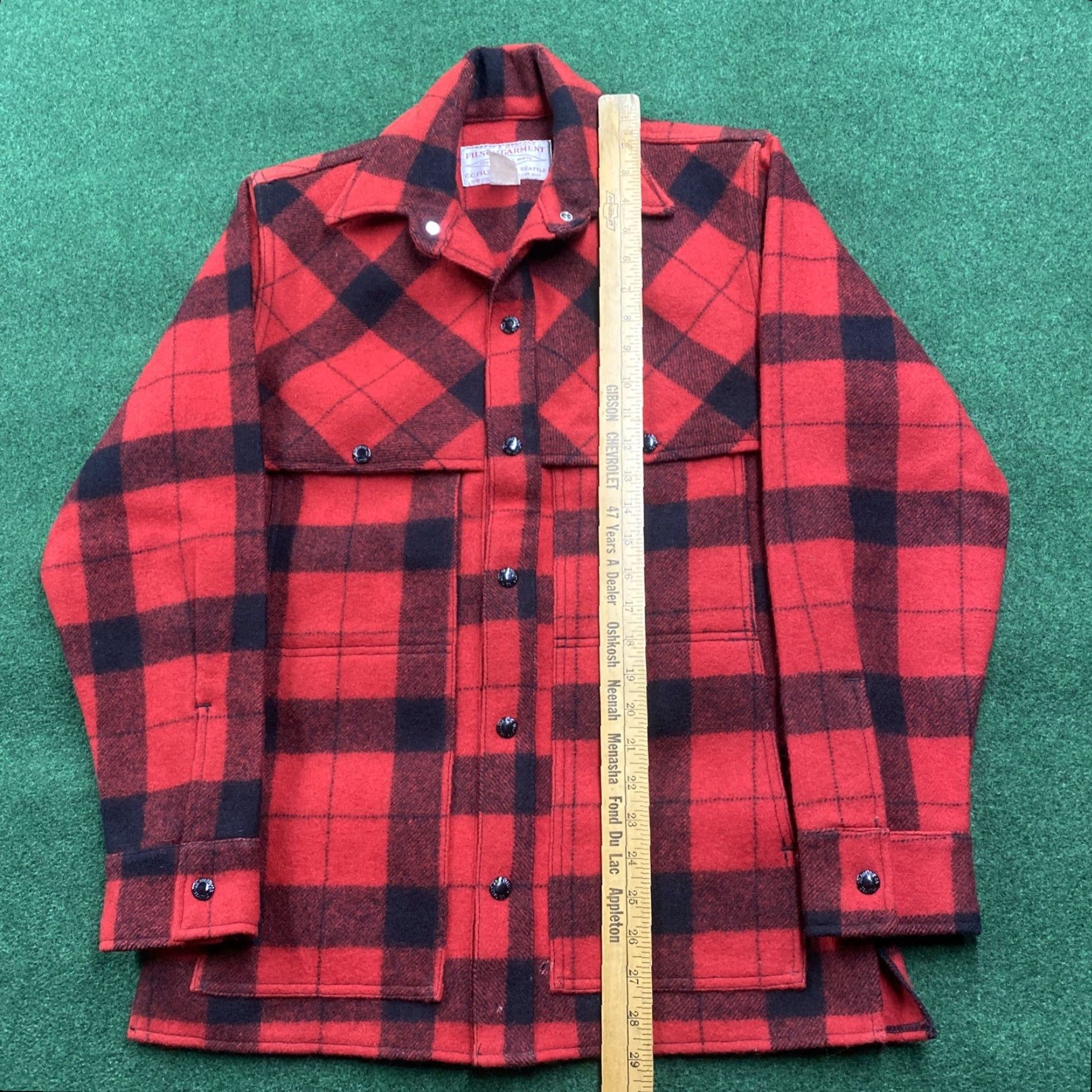 Filson VINTAGE Filson Jacket Mens XS Red 3-in-1 Wool Wind-Resistant Water-Resistant Full Zip Pockets 80s 90s USA Style 3-in-1 Jacket Size US XS / EU 42 / 0 - 5 Thumbnail