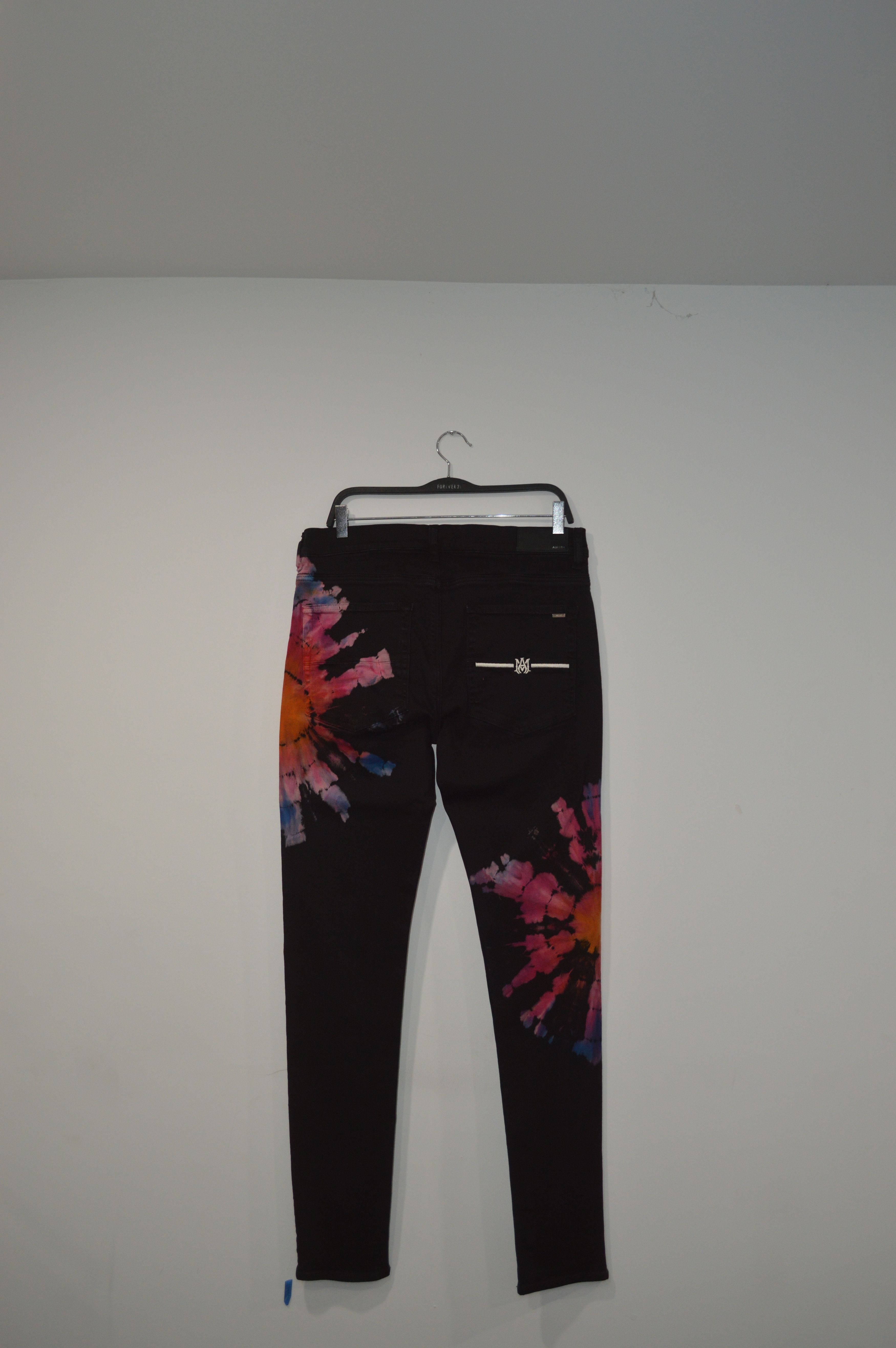 Amiri AMIRI (Tie Dye Reverse Black) Size US 34 / EU 50 - 5 Thumbnail