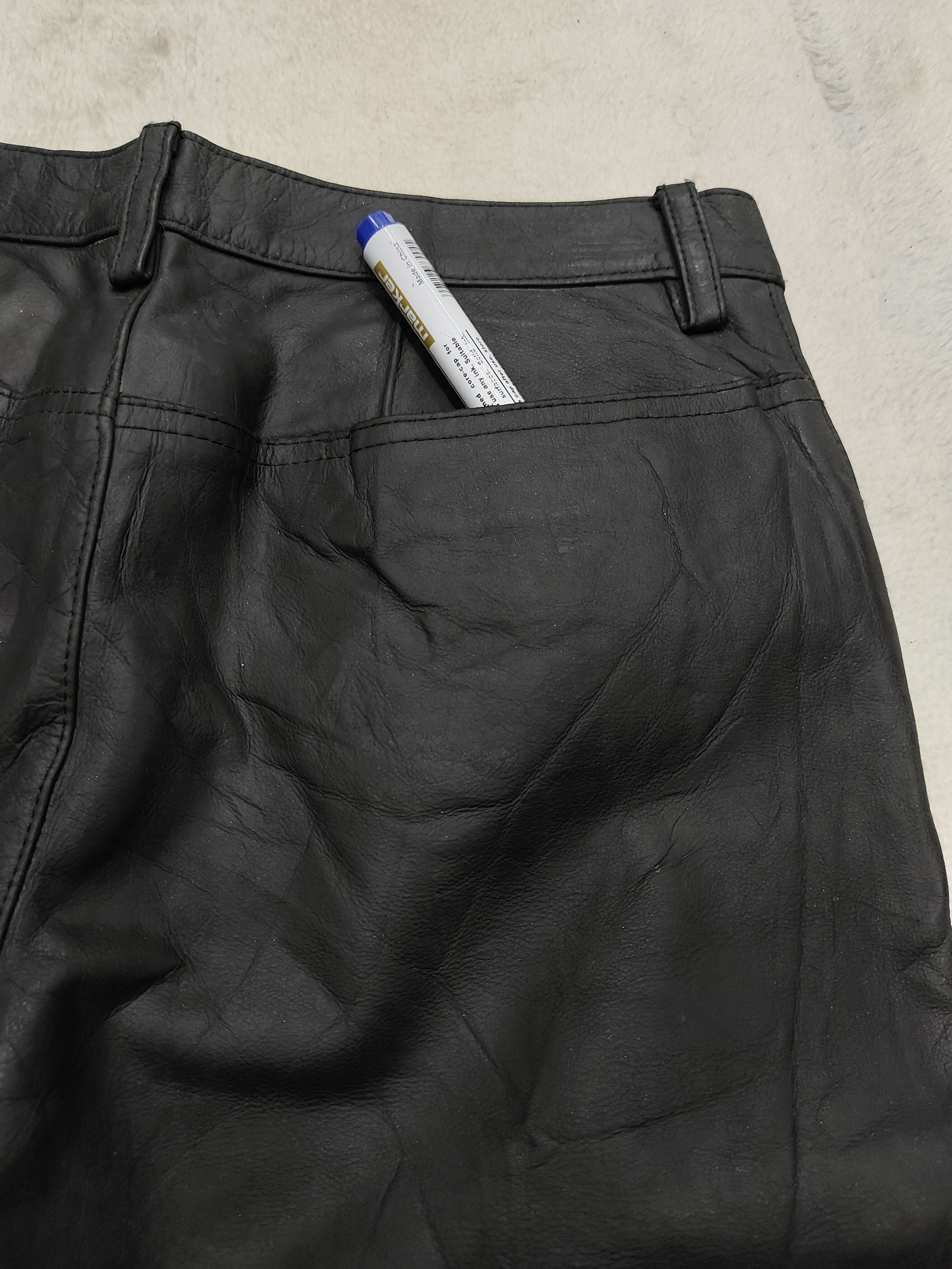 ADAM ET ROPE 🇯🇵 Vtg Adam et Rope 🇯🇵 Leather Pants Size US 29 - 5 Thumbnail