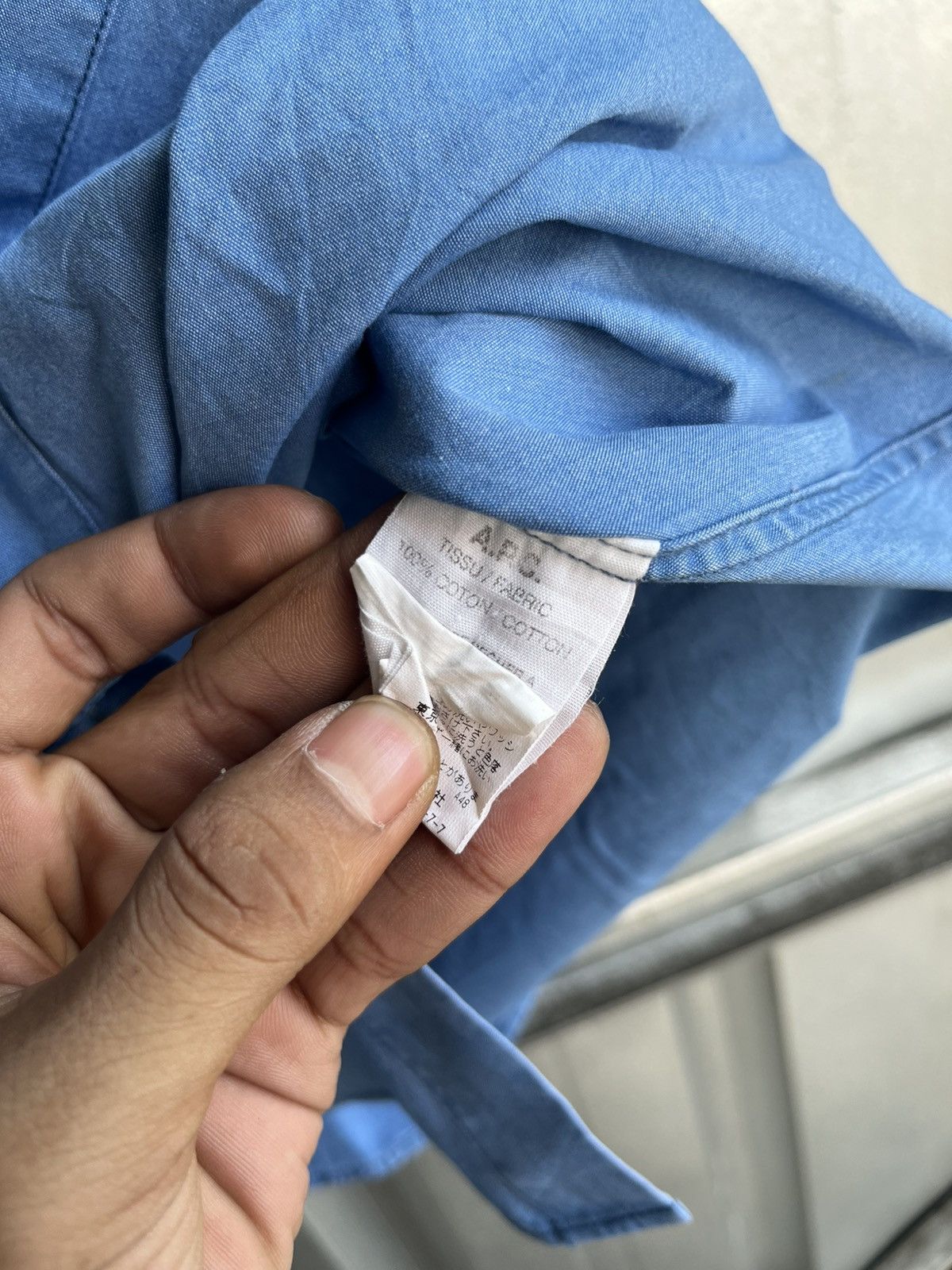 A.P.C. a.p.c short sleeve button shirt /cdg/kapital/isseymiyake Size US S / EU 44-46 / 1 - 5 Thumbnail