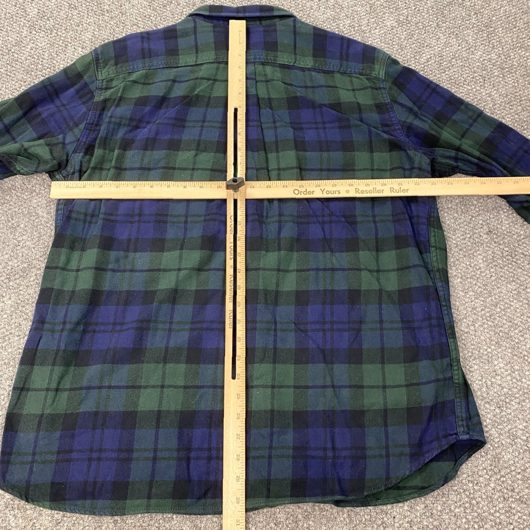 Eddie Bauer EDDIE BAUER Flannel Shirt Mens Large Blue Plaid Long Sleeve Button-Up Size US L / EU 52-54 / 3 - 6 Thumbnail