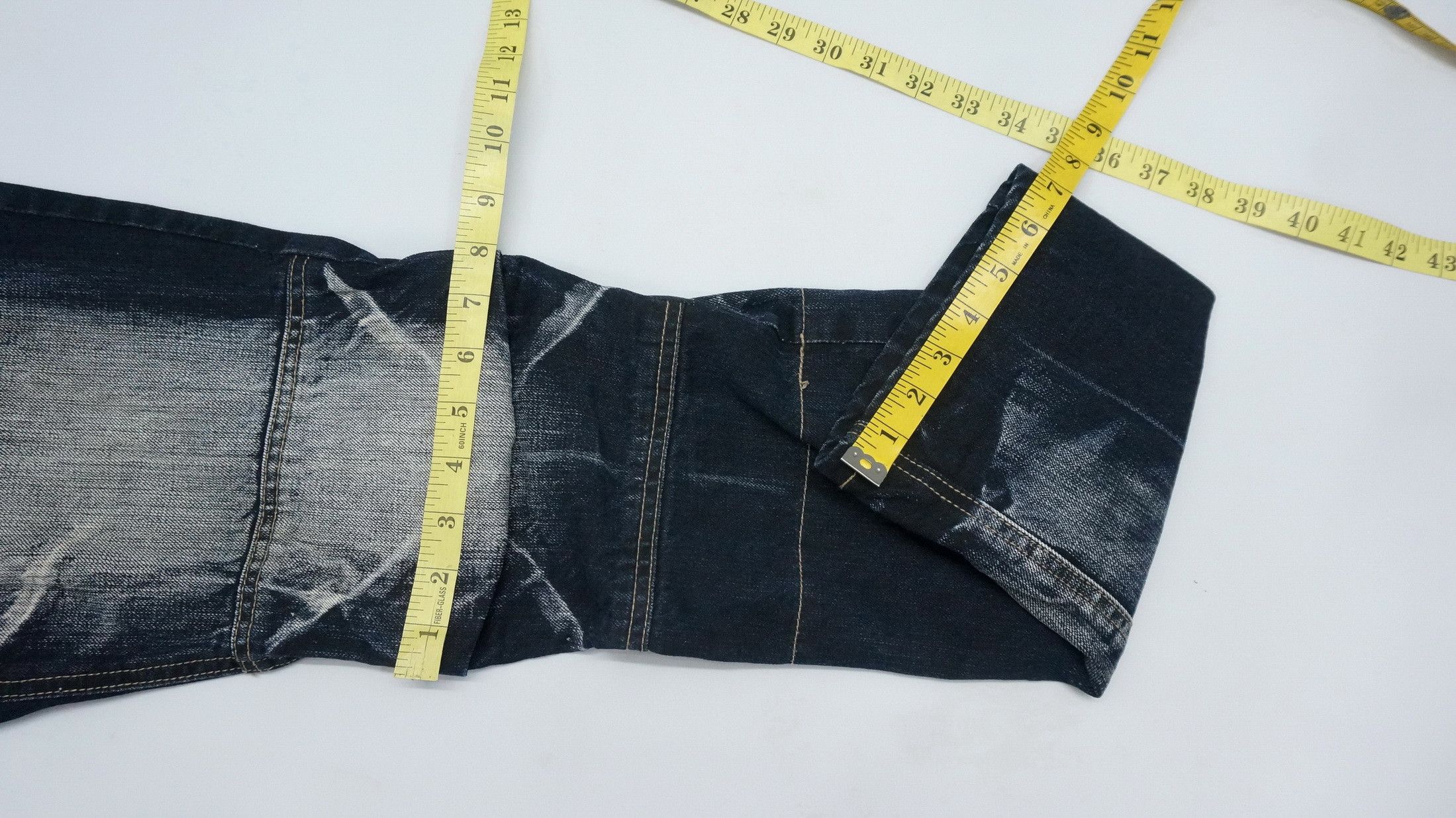 If Six Was Nine × PPFM × Tornado Mart PPFM Peyton Place Double Waist Distressed Roll Up Jeans Size US 29 - 9 Thumbnail