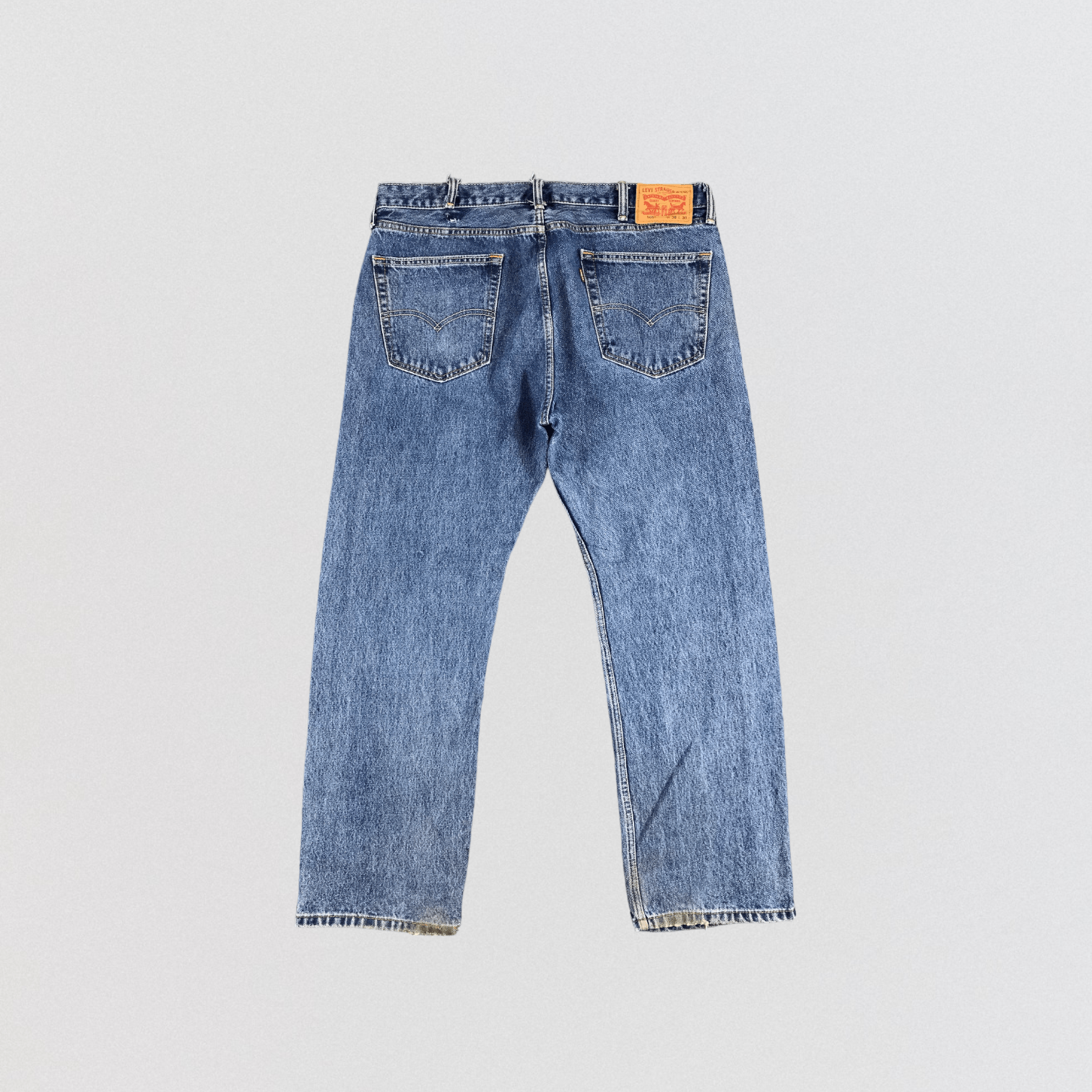 Levi's Vintage Stone Washed Levis 505 Jeans-JM1141 Size US 39 - 2 Thumbnail