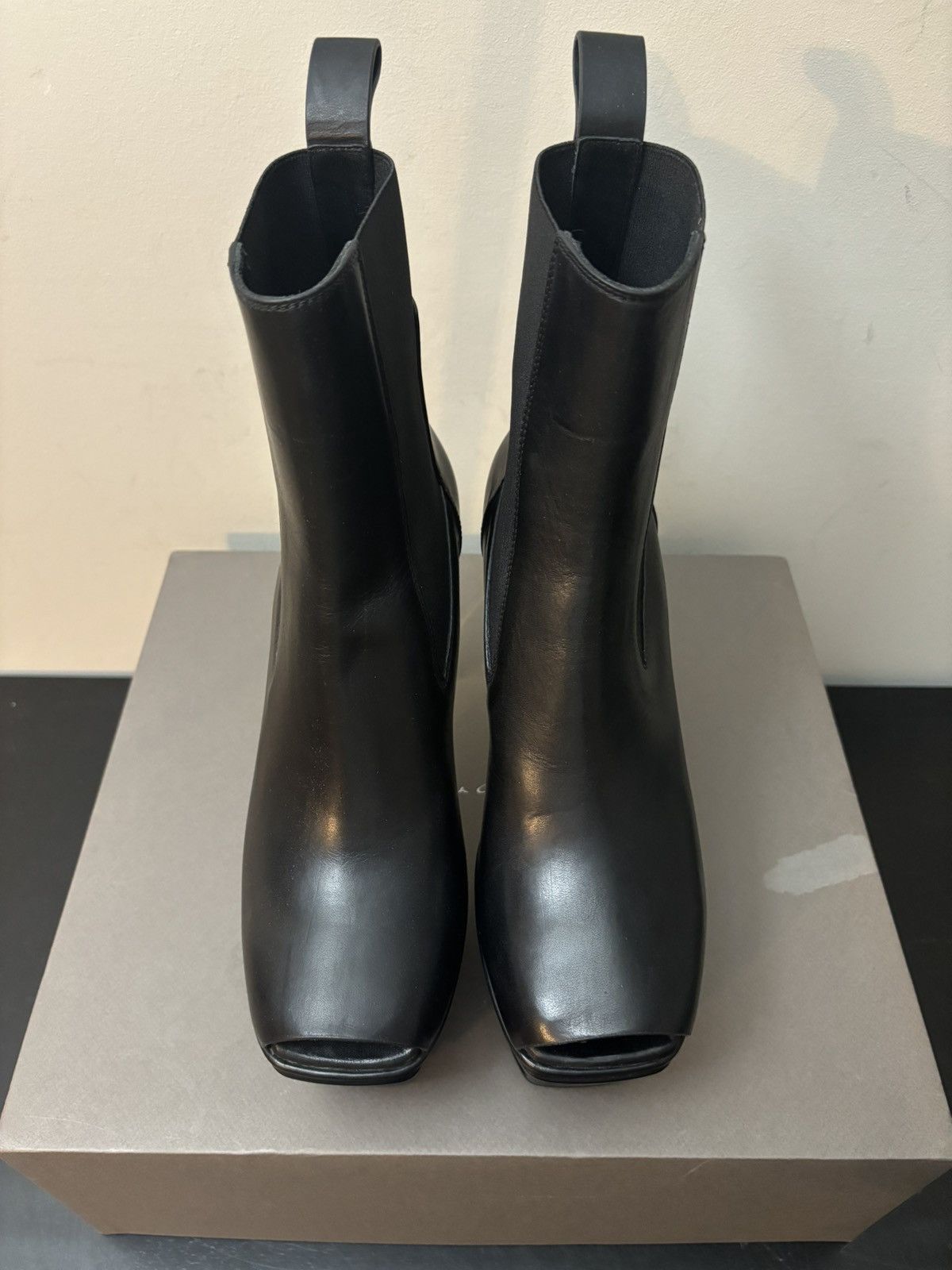 Rick Owens Rick Owens Open Toe Minimal Grill Kiss Boots Black Size US 6 / EU 39 - 2 Thumbnail