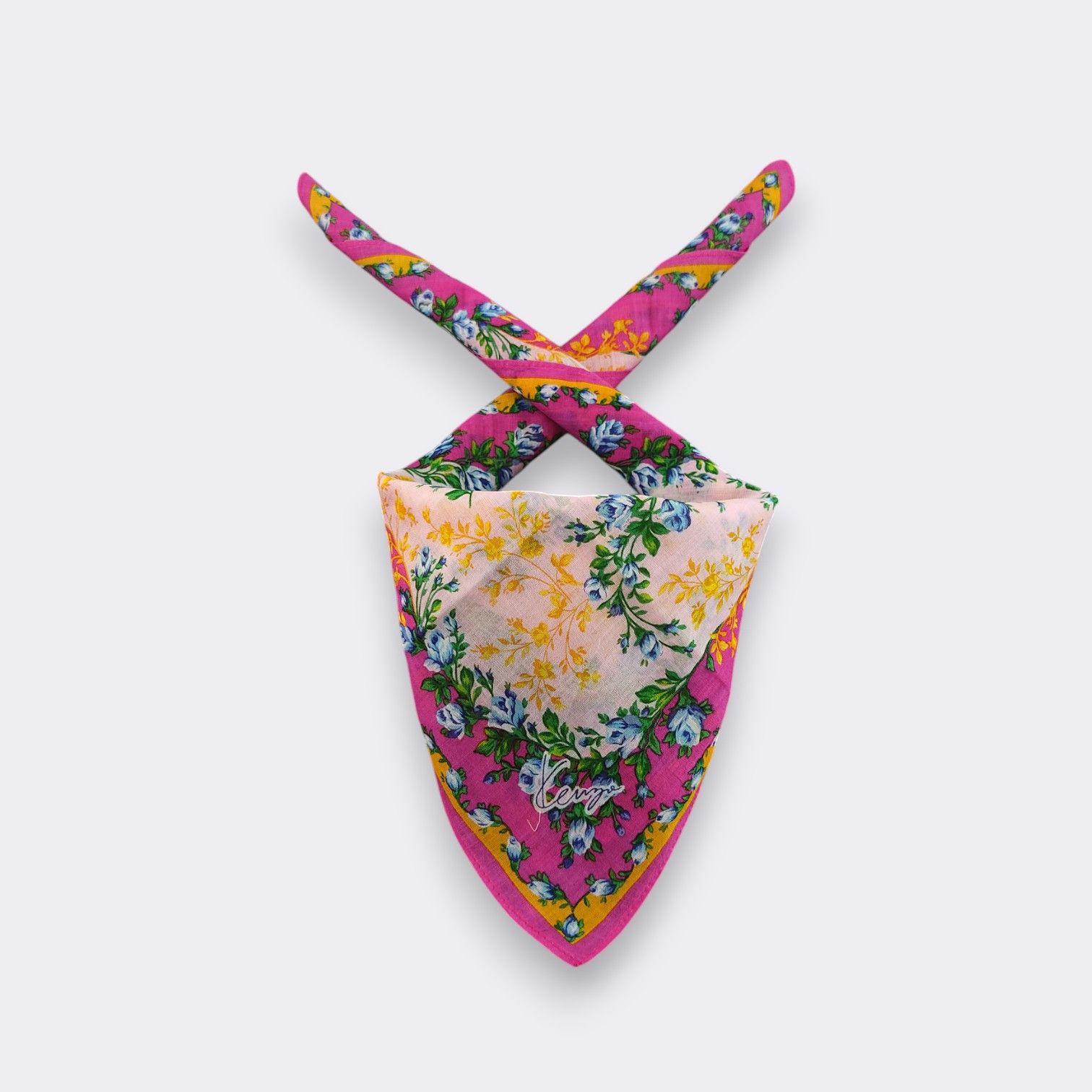 Kenzo × Vintage Vintage Kenzo Handkerchief Neckerchief Bandana H574H Size ONE SIZE - 1 Thumbnail