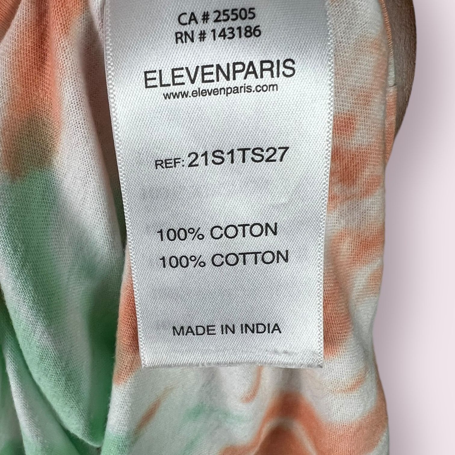 Eleven Paris Men's Elevenparis Tie-Dye Call My Stylist T-shirt Size Small Size US S / EU 44-46 / 1 - 5 Thumbnail