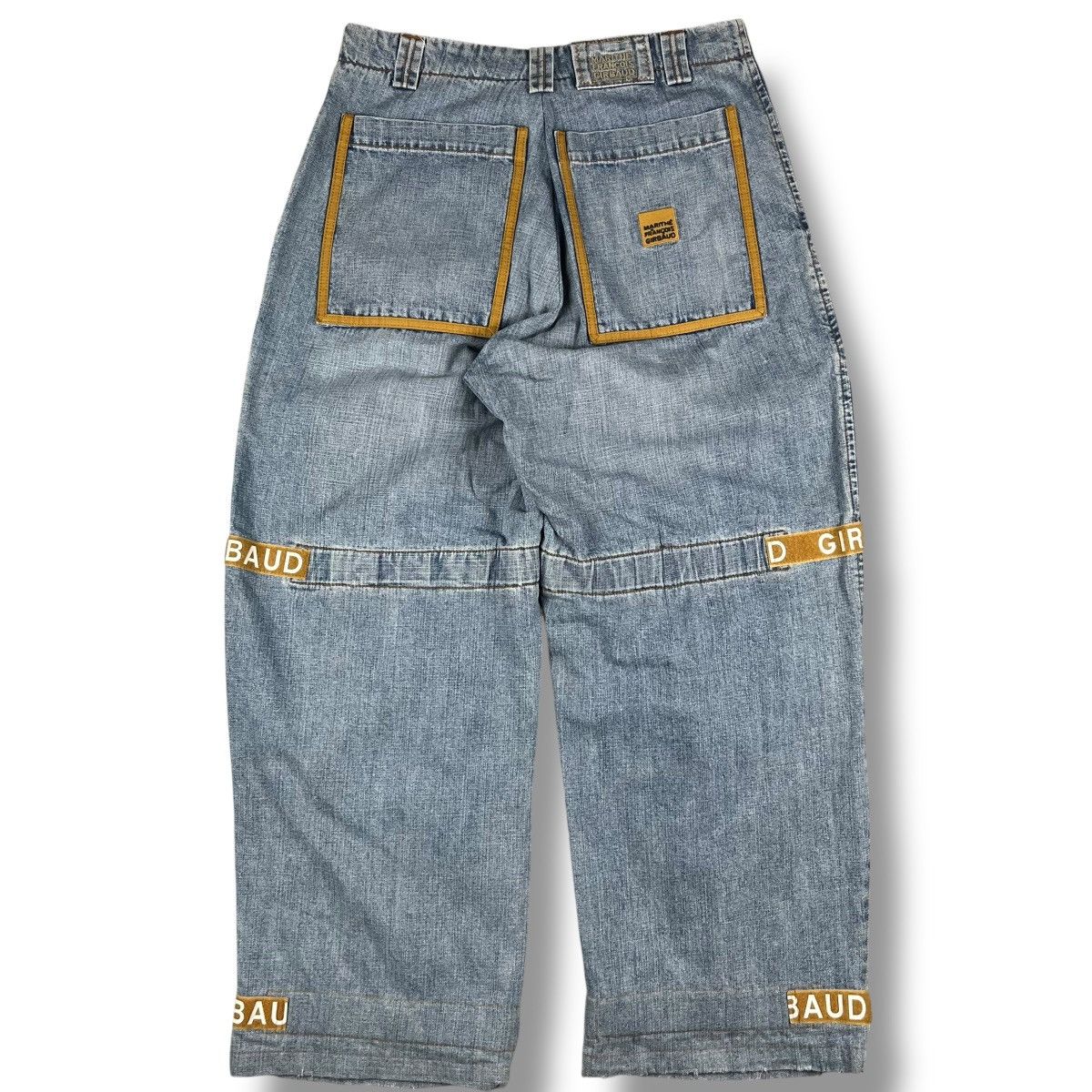Marithe + Francois Girbaud RARE 90s Marithe Francois Girbaud Vintage Baggy Denim Jeans Size US 34 / EU 50 - 12 Thumbnail
