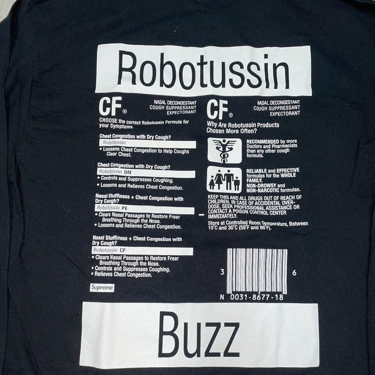 Supreme Supreme Robotussin Buzz Longsleeve Size US XL / EU 56 / 4 - 5 Thumbnail