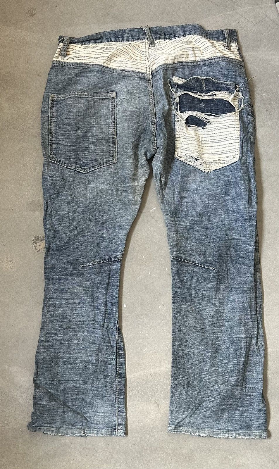 Japanese Brand WILD KHAKIS DISTRESSED DENIM PANT Size US 34 / EU 50 - 9 Thumbnail