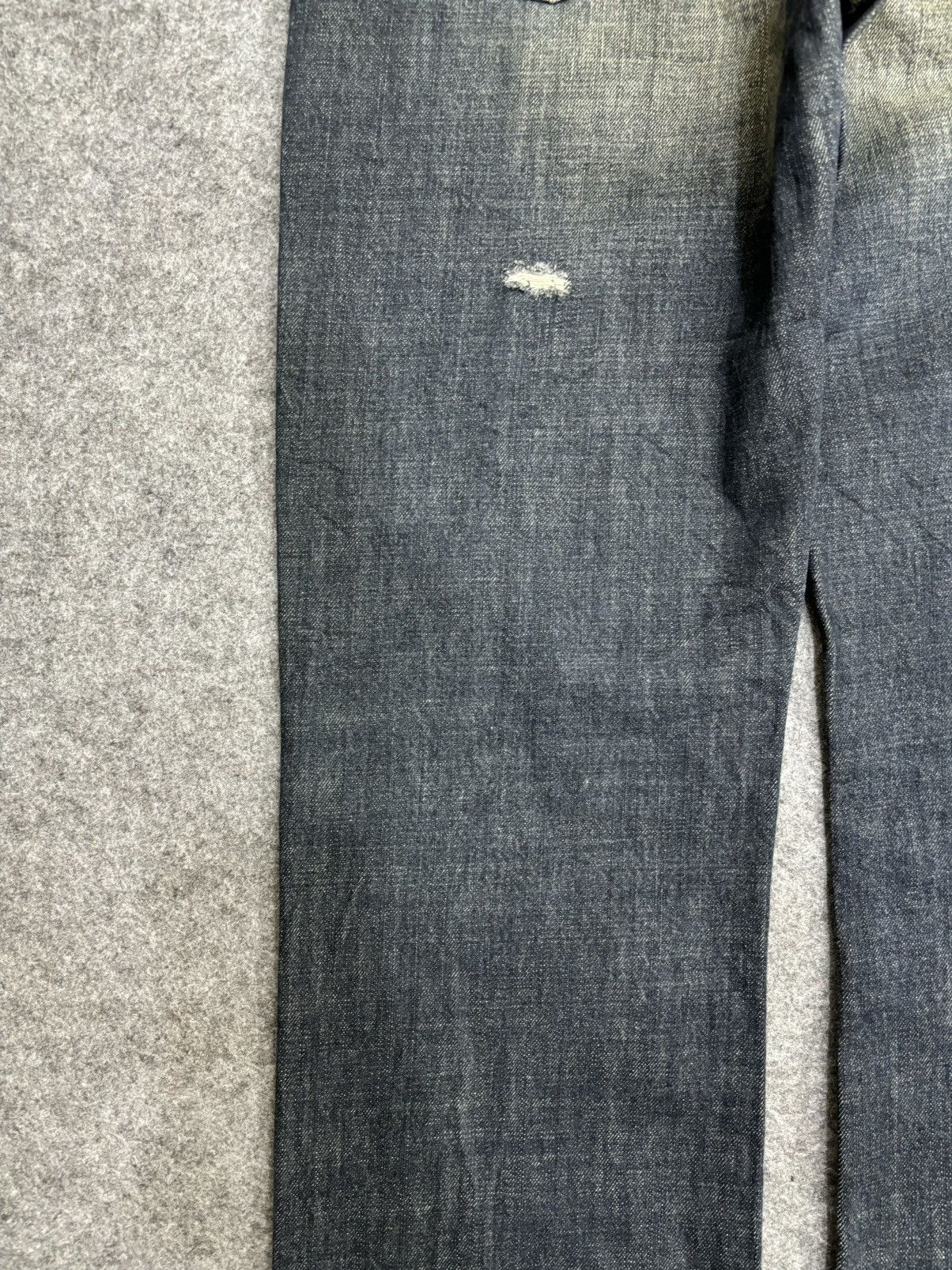 Designer 💥Designer💥Archival Ined Homme Distressed Denim F510 Size US 33 - 15 Thumbnail
