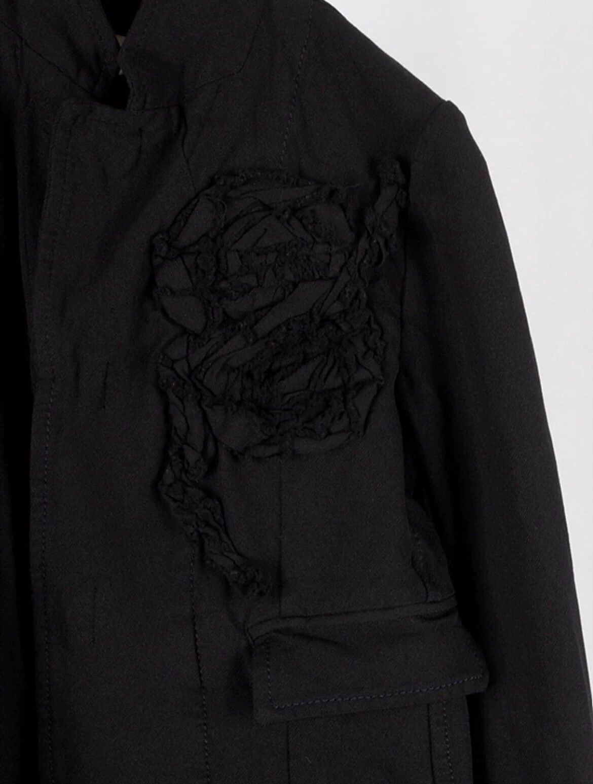 Comme des Garcons CDG Black Embroidered Print Blazer Orange Size US S / EU 44-46 / 1 - 3 Thumbnail