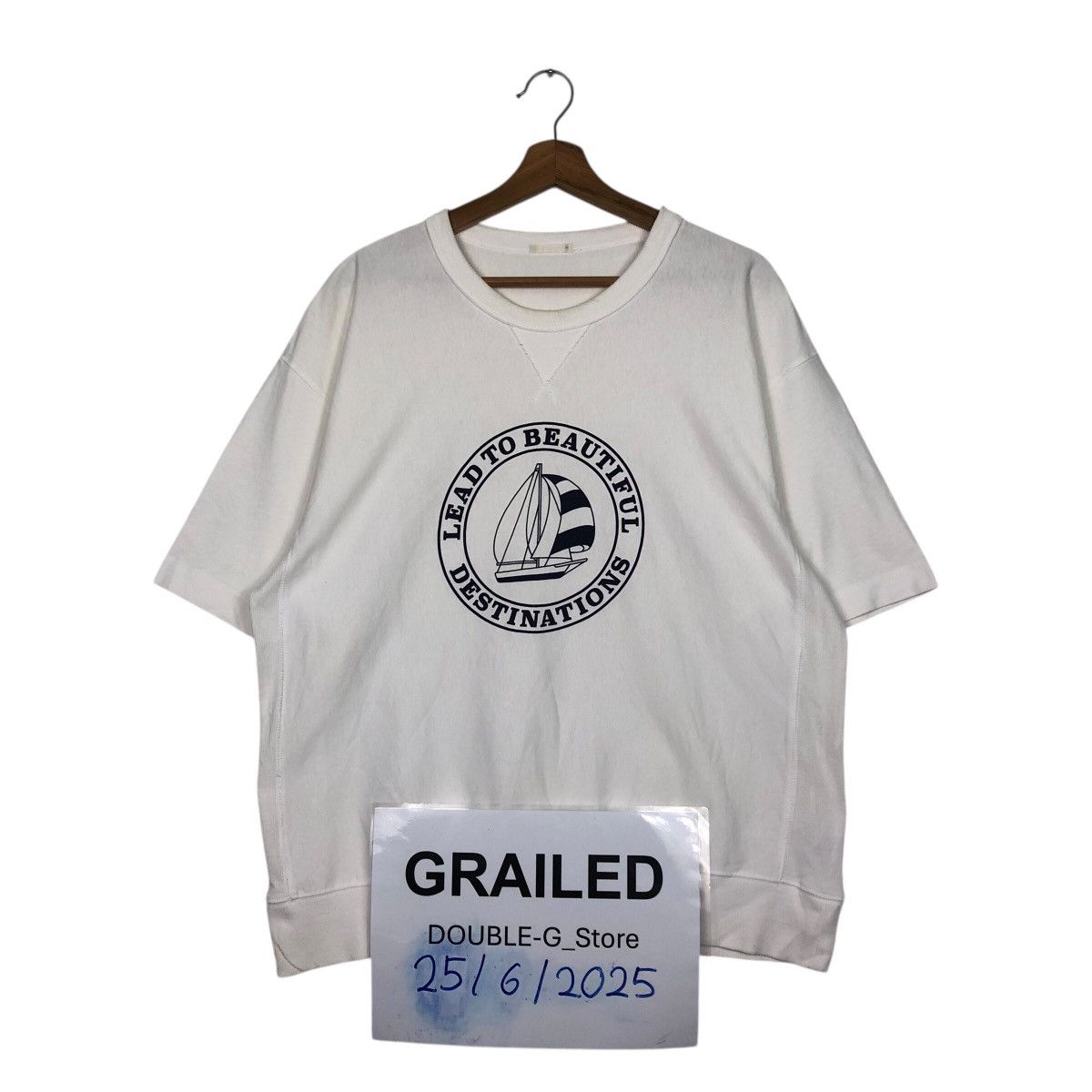 Japanese Brand × Vintage 📌Lead To Beautiful Destination Cropped Sweatshirt Size US M / EU 48-50 / 2 - 1 Thumbnail