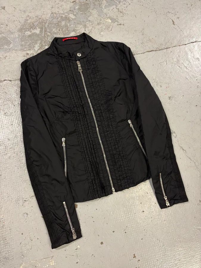 Prada SS2008 Prada Black Wrapped Multi Zips Nylon Jacket Size S / US 4 / IT 40 - 4 Thumbnail