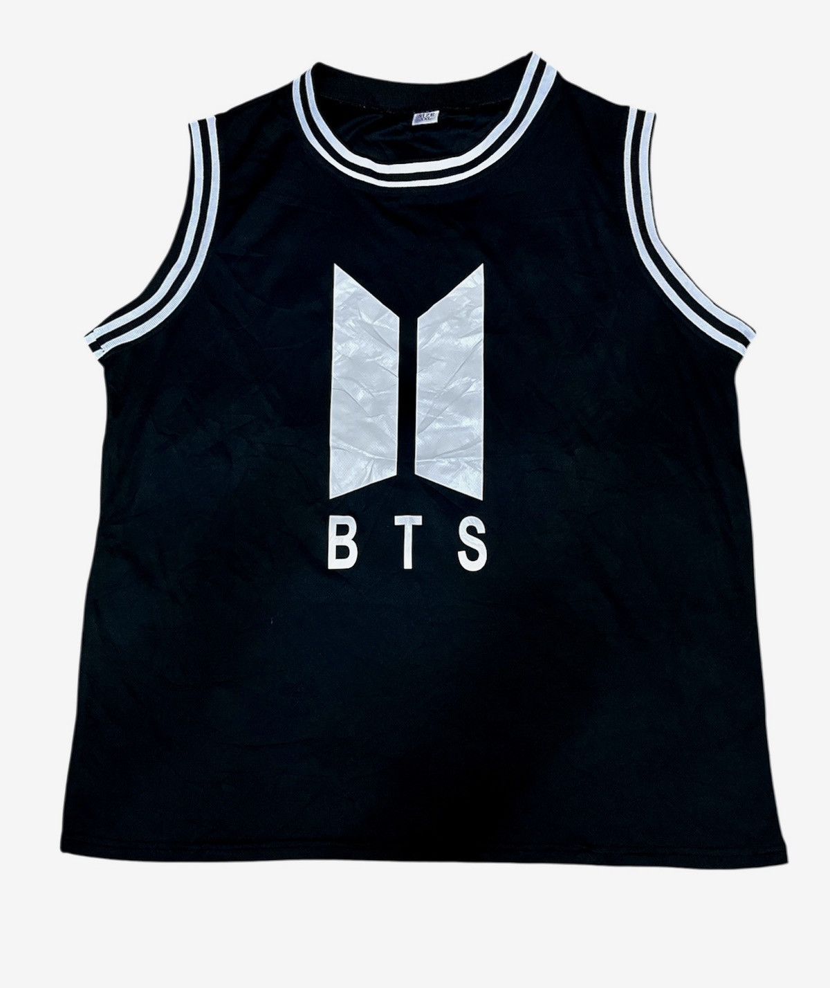 Band Tees BTS Kpop Sleeveless Shirt /Singlets Size US XXL / EU 58 / 5 - 1 Thumbnail