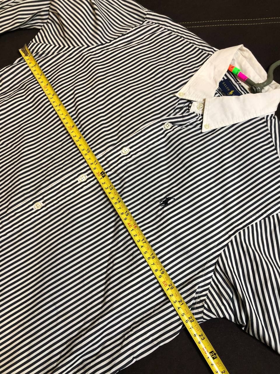 Polo Ralph Lauren Classic Fit Print Striped Shirt Logo Ralph Lauren Size US L / EU 52-54 / 3 - 8 Thumbnail