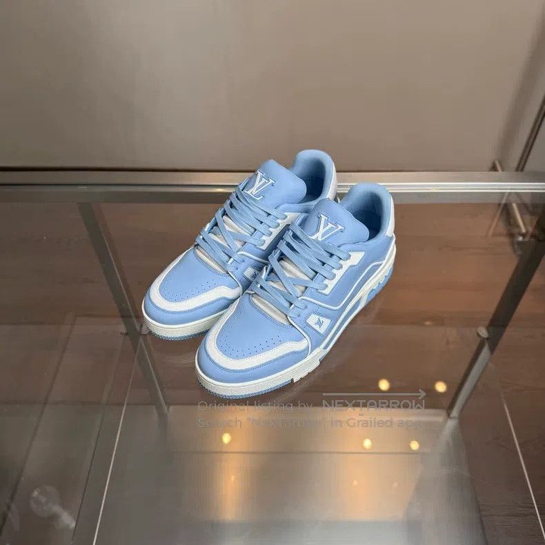 Louis Vuitton Trainer Sky Blue shoes