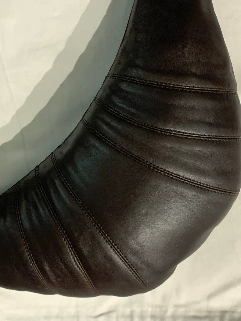 Lemaire Lemaire dark chocolate color small size lamb leather horn Size ONE SIZE - 9 Thumbnail
