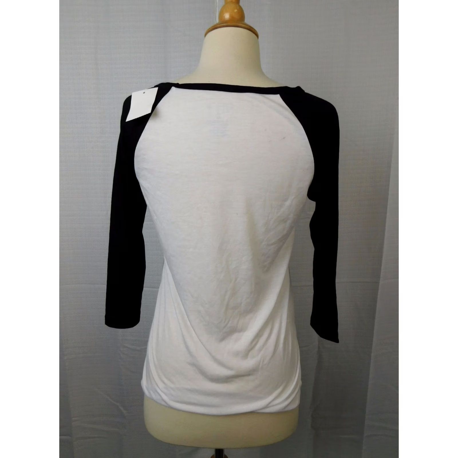 Vintage Freeze Too Lazy to Buy a Halloween Costume 3/4 Sleeve Raglan T-Shirt White XL Womens Halloween Graphic Tee Shirt Size XL / US 12-14 / IT 48-50 - 3 Thumbnail
