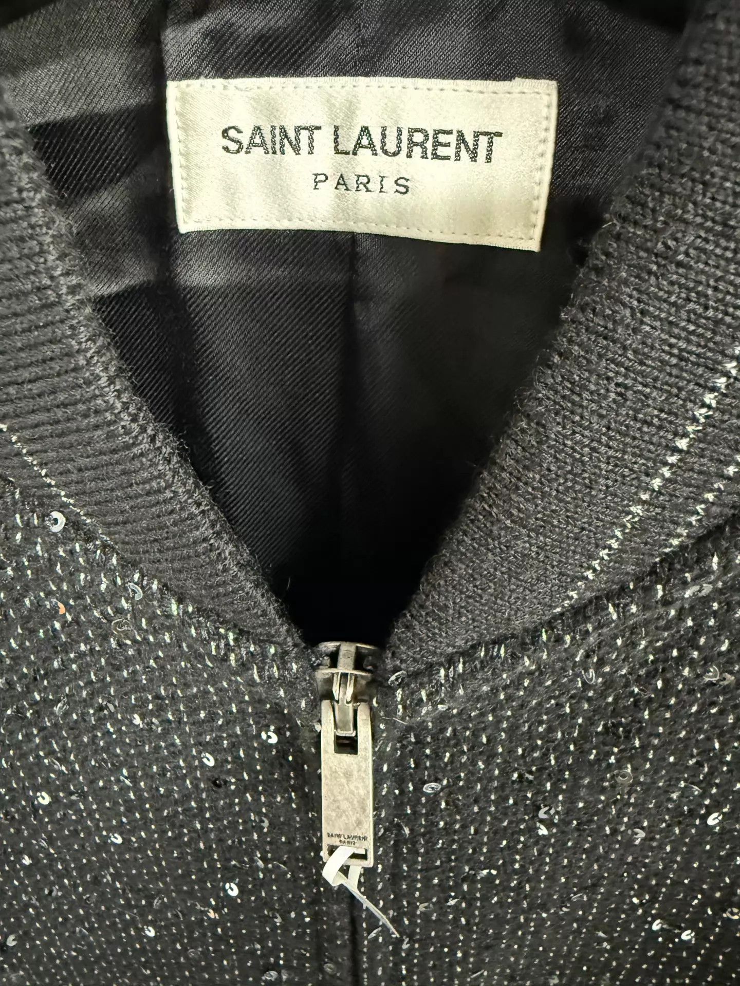 Yves Saint Laurent YSL Black Runway Classic Heavy Unisex Jacket Size US S / EU 44-46 / 1 - 4 Thumbnail