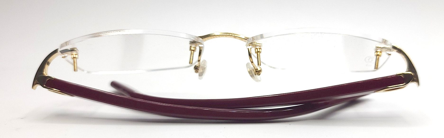 Cartier NEW! Cartier Glasses Canazei Burbundy CT0048O Size ONE SIZE - 6 Thumbnail