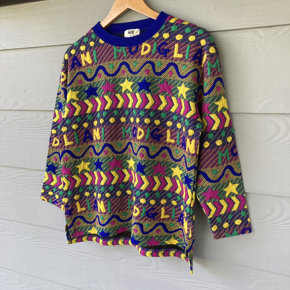Vintage Vintage Modigliani Multicoloured Jumper Size US S / EU 44-46 / 1 - 2 Thumbnail