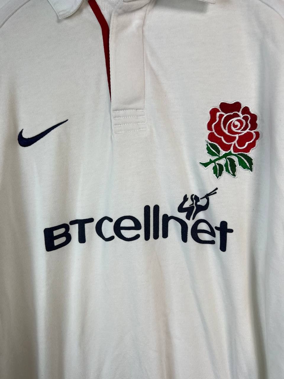Nike ENGLAND RUGBY 2000s HOME SHIRT NIKE LONG SLEEVE Sz XL Size US XL / EU 56 / 4 - 2 Thumbnail