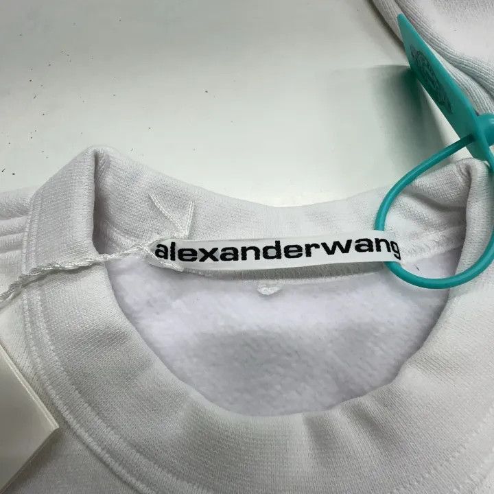 Alexander Wang Alexander Wang SS22 Logo Long Sleeve Sweatshirt - Size XS / US 0-2 / IT 36-38 - 7 Thumbnail