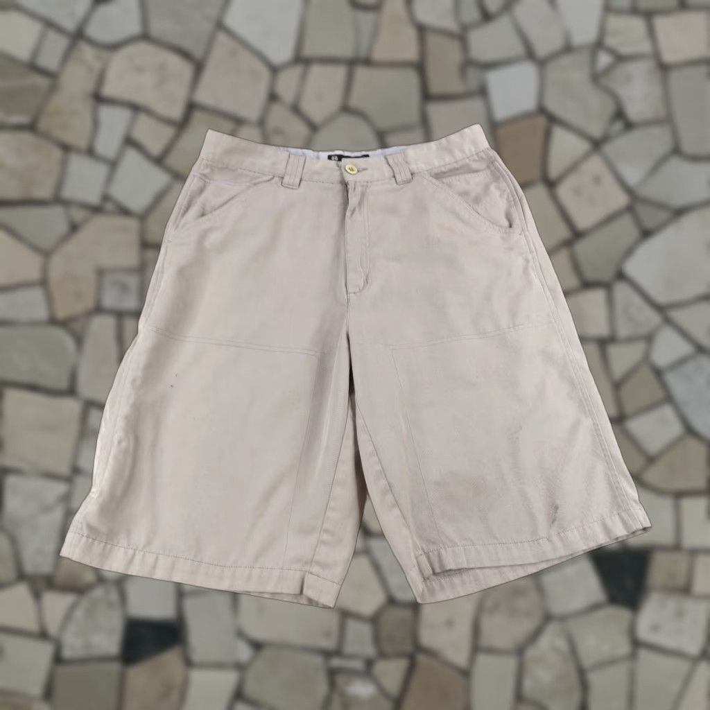 Vans VANS Vintage Shorts Mens 34 Gray Baggy Chino Skater Skateboarding Grunge Y2K Size US 35 - 1 Thumbnail
