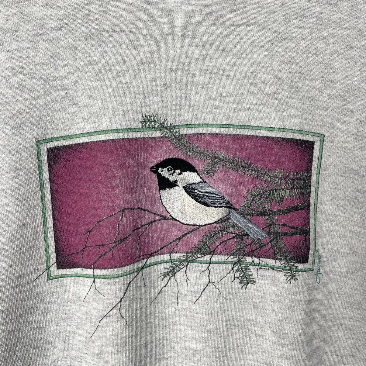 Lee Vintage Lee Bird Graphic Crewneck Sweatshirt USA Made Gray Size US XXL / EU 58 / 5 - 3 Thumbnail