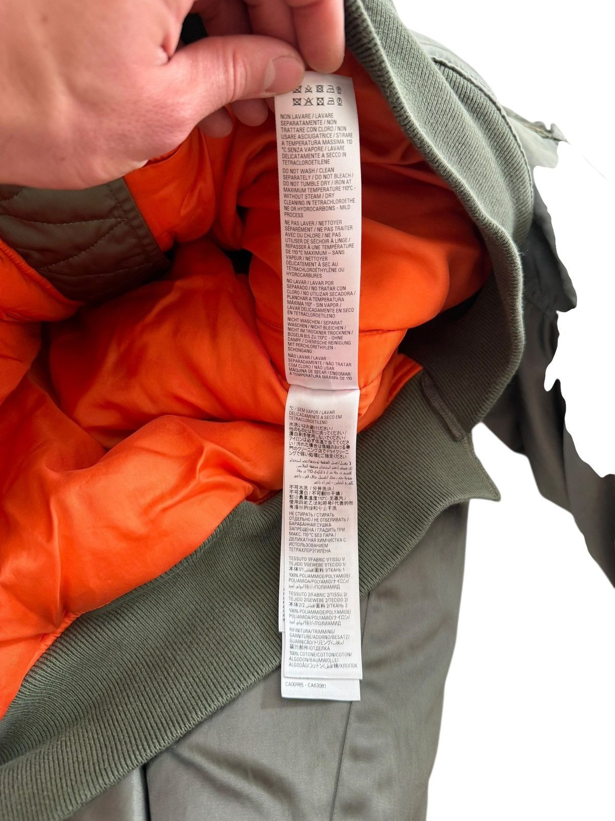 Balenciaga Double Sleeve Four Arm Split Nylon Bomber Size US M / EU 48-50 / 2 - 11 Thumbnail