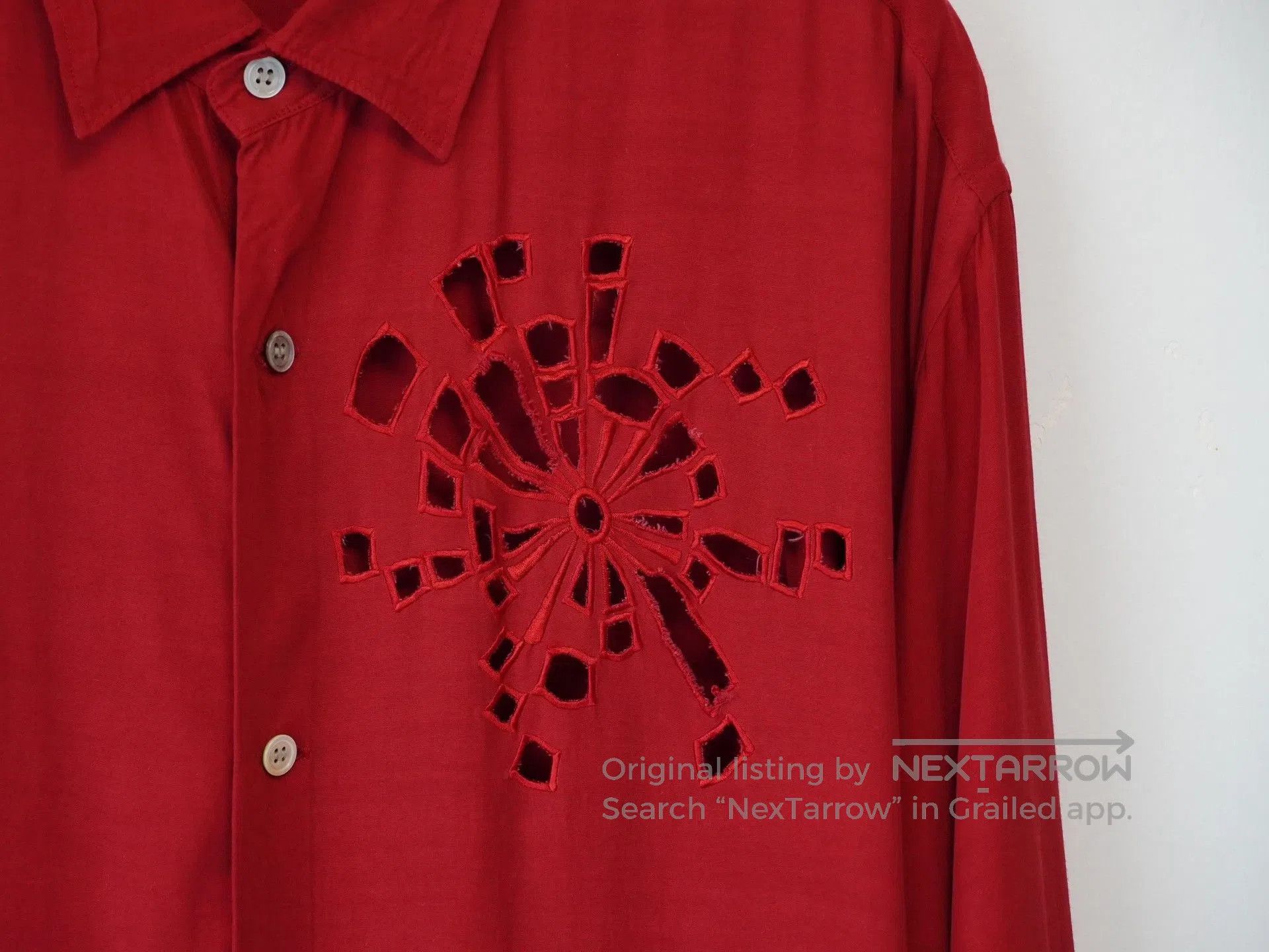 Yohji Yamamoto Yohji Yamamoto Y's Men Hollow Out Shirt. Size US M / EU 48-50 / 2 - 2 Thumbnail