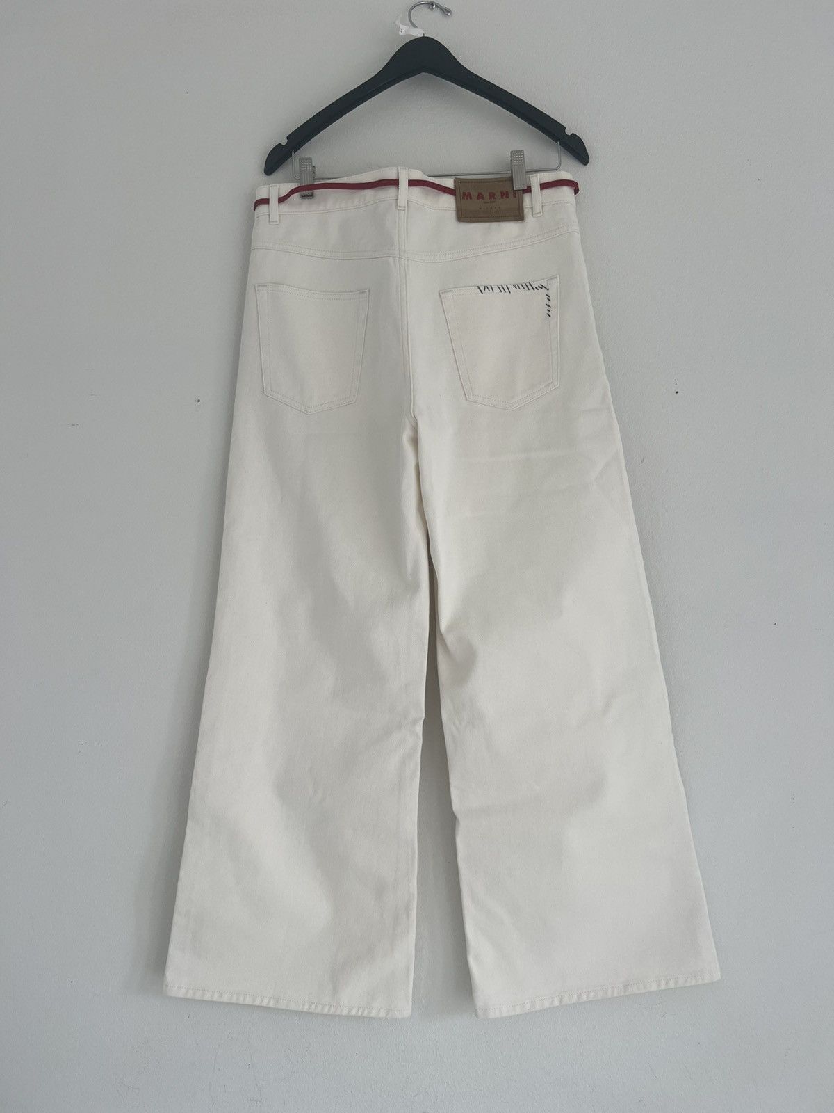 Marni Marni White Jeans Size US 32 / EU 48 - 2 Thumbnail