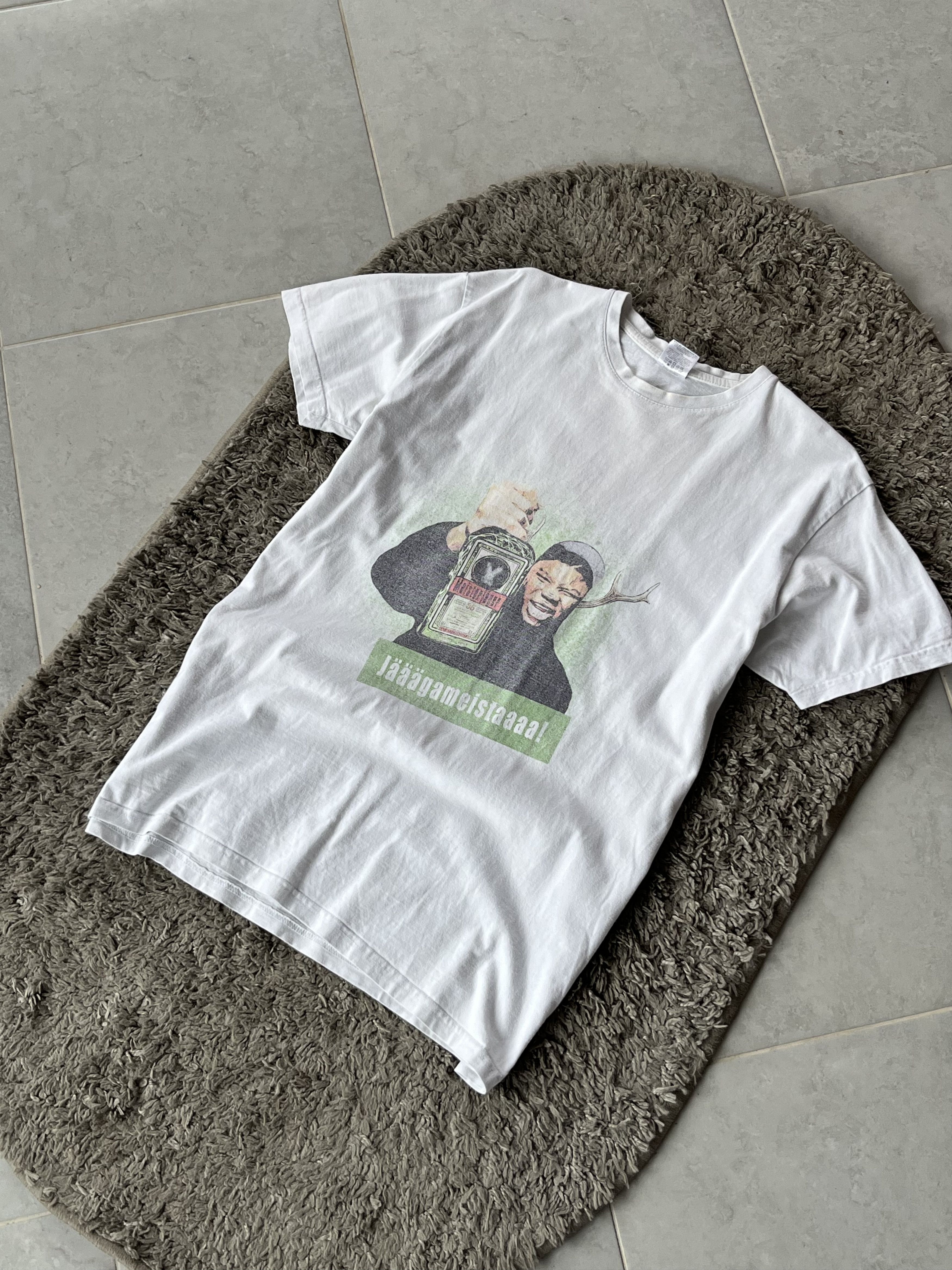 Jagermeister Vintage Tee Jagermeister BIG LOGO Streetwear Size US XL / EU 56 / 4 - 2 Thumbnail