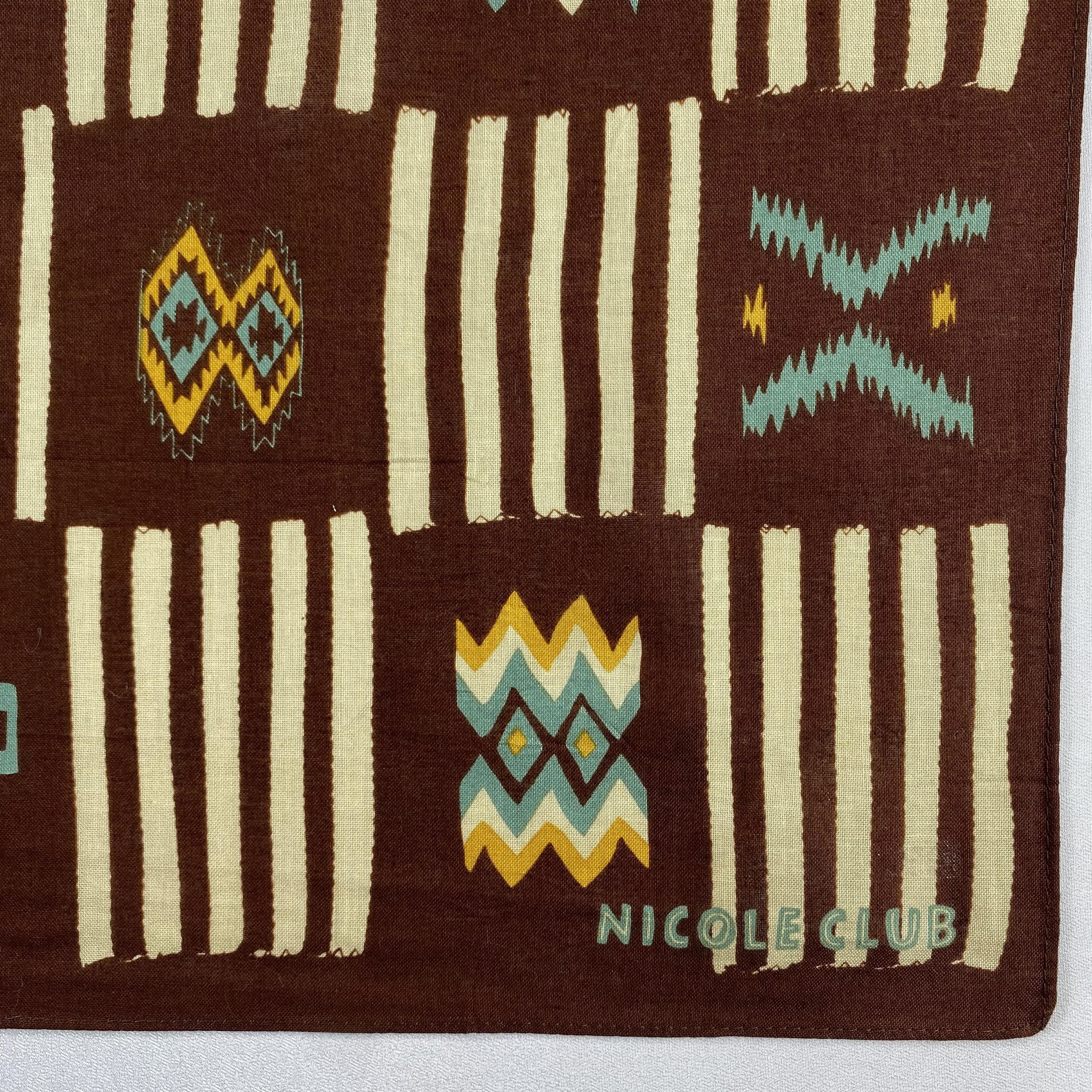 Japanese Brand × Vintage Nicole Club Handkerchief / Neckerchief / Bandana-P778 Size ONE SIZE - 3 Thumbnail