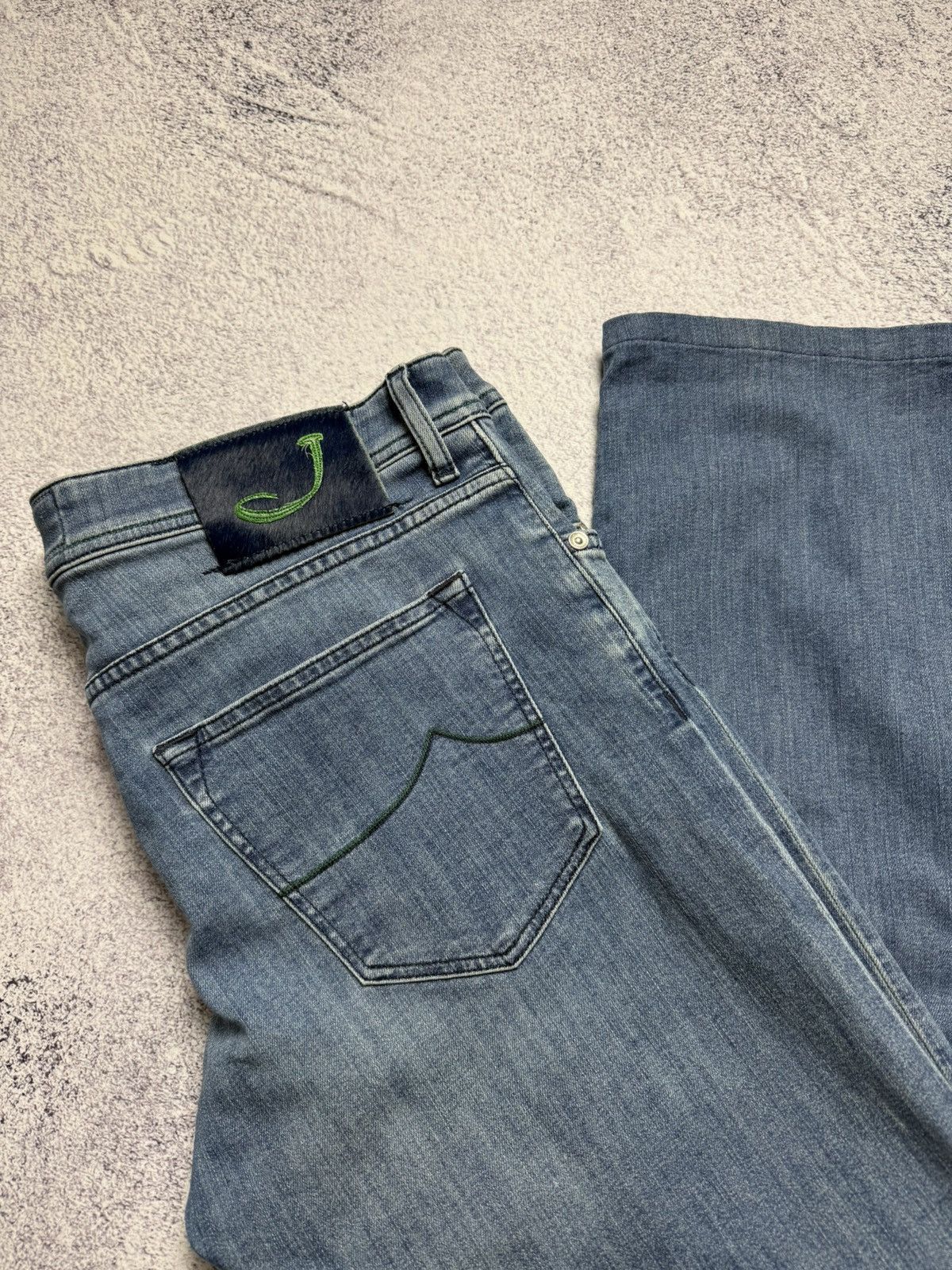 Jacob Cohen Jacob Cohen Jeans Italian Designer Handmade Denim Pants Rare Size US 36 / EU 52 - 21 Thumbnail