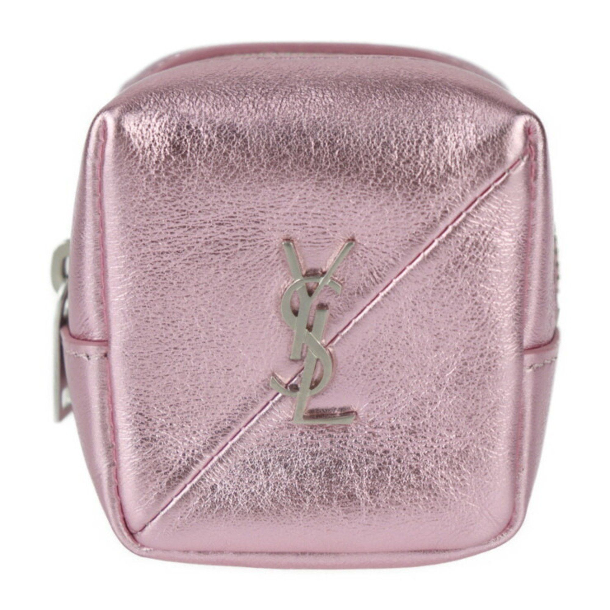 Yves Saint Laurent SAINT LAURENT PARIS Jamie Cube Pouch Keychain