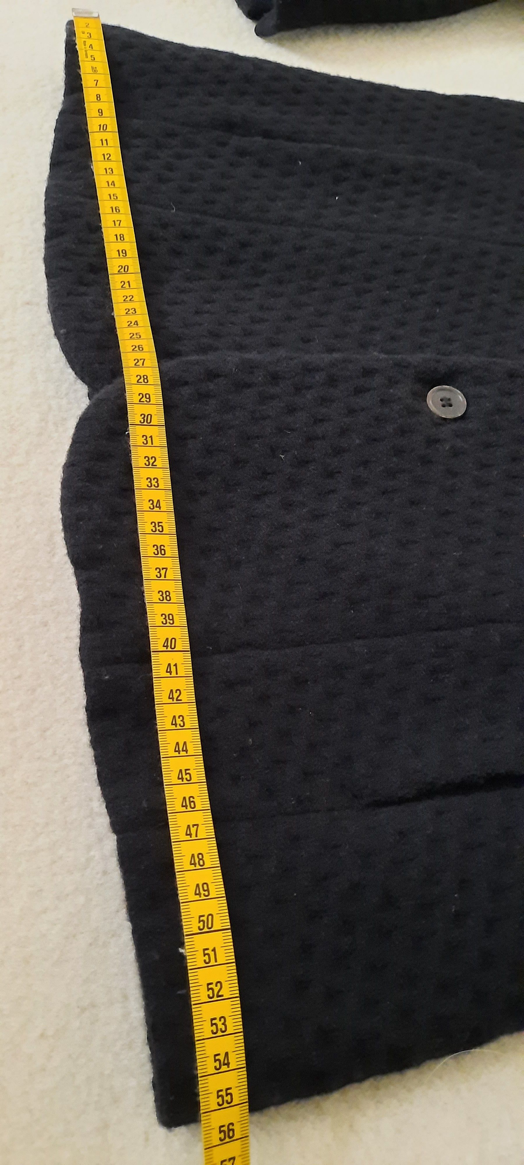 830 SIGN Men’s Wool Jacket Waffle Structure Black M