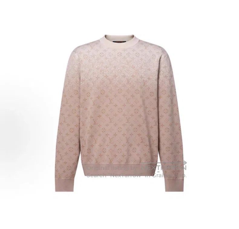 Louis Vuitton Louis Vuitton Gradient print knit logo sweatshirt Size US XL / EU 56 / 4 - 1 Thumbnail