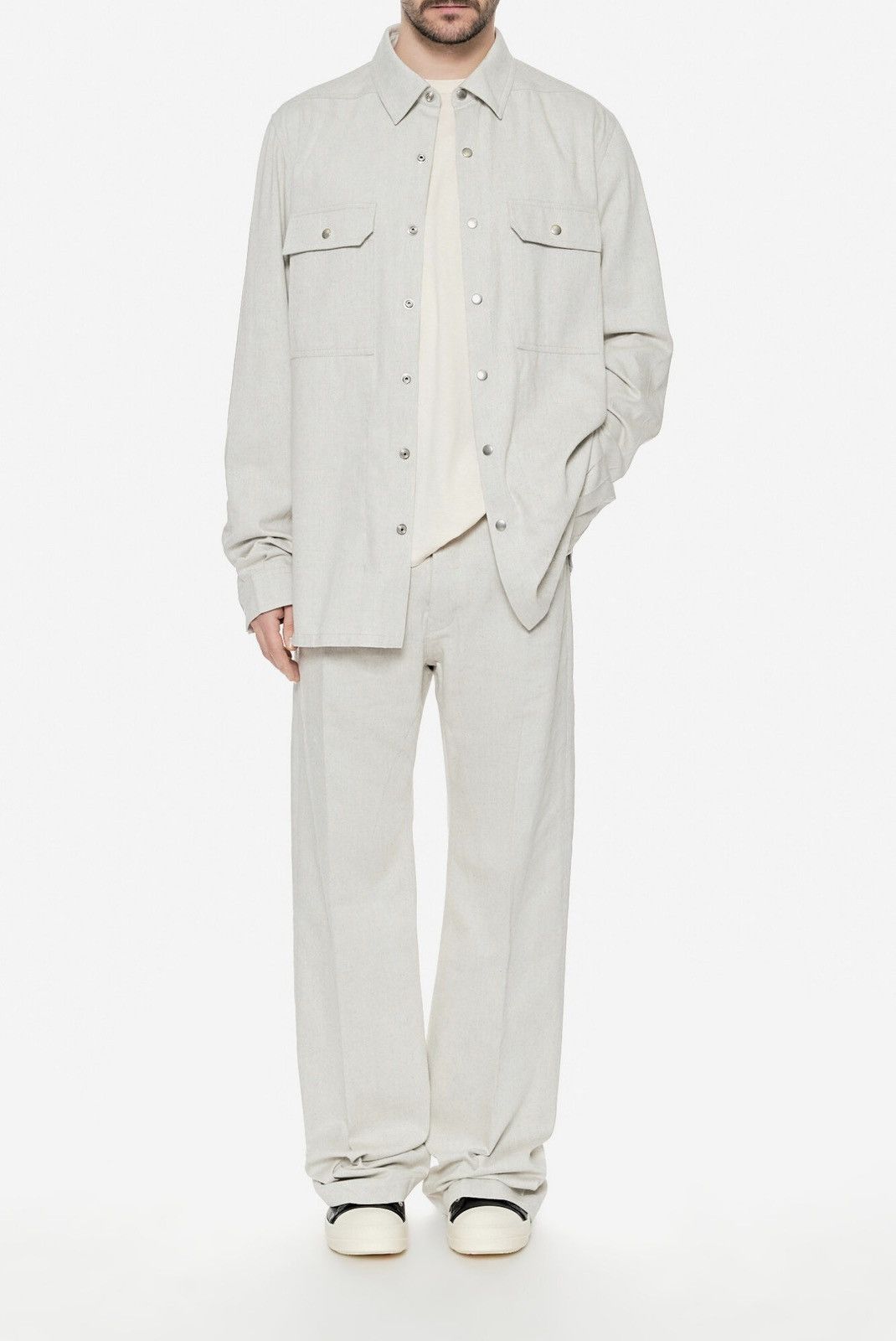 Rick Owens Rick Owens Hollywood SS25 Geth Straight Jeans Size US 28 / EU 44 - 4 Thumbnail